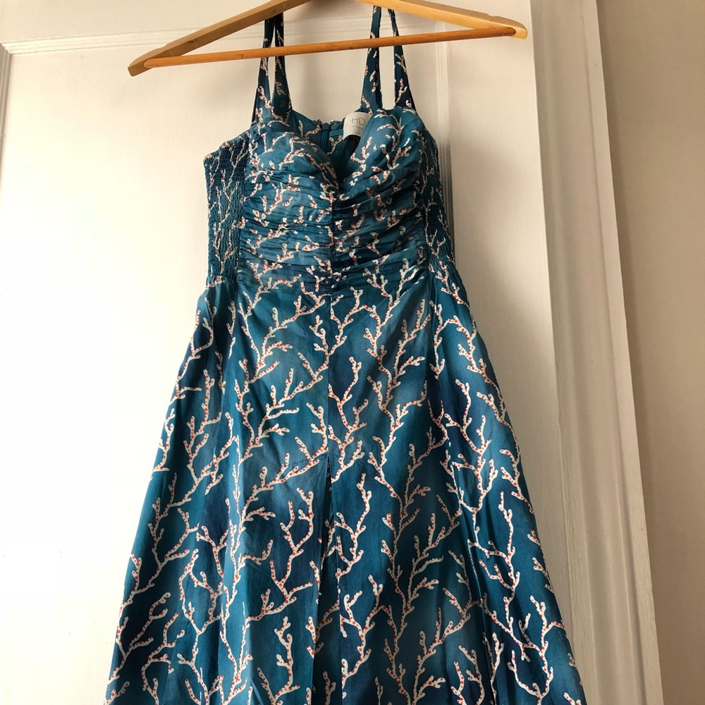 ANTHROPOLOGIE HD Paris Coral Reef Dress Sz 2